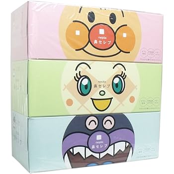 ネピア　鼻セレブ　アンパンマン　14個 楽天市場】ネピア アンパンマン 鼻セレブ ITSUMO 40組 × 1個